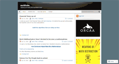 Desktop Screenshot of mathbabe.org